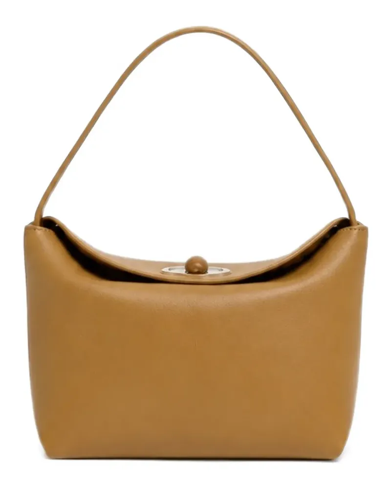 Christopher Esber Mini-Tasche aus Leder mit Drehverschluss - Braun Braun