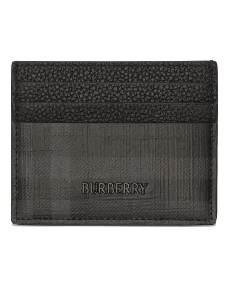 Burberry City Check card case - Grau Grau