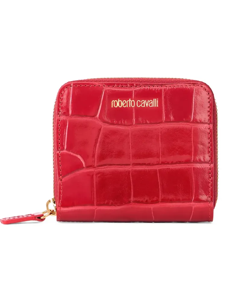 Roberto Cavalli Portemonnaie mit Prägung - Rot Rot