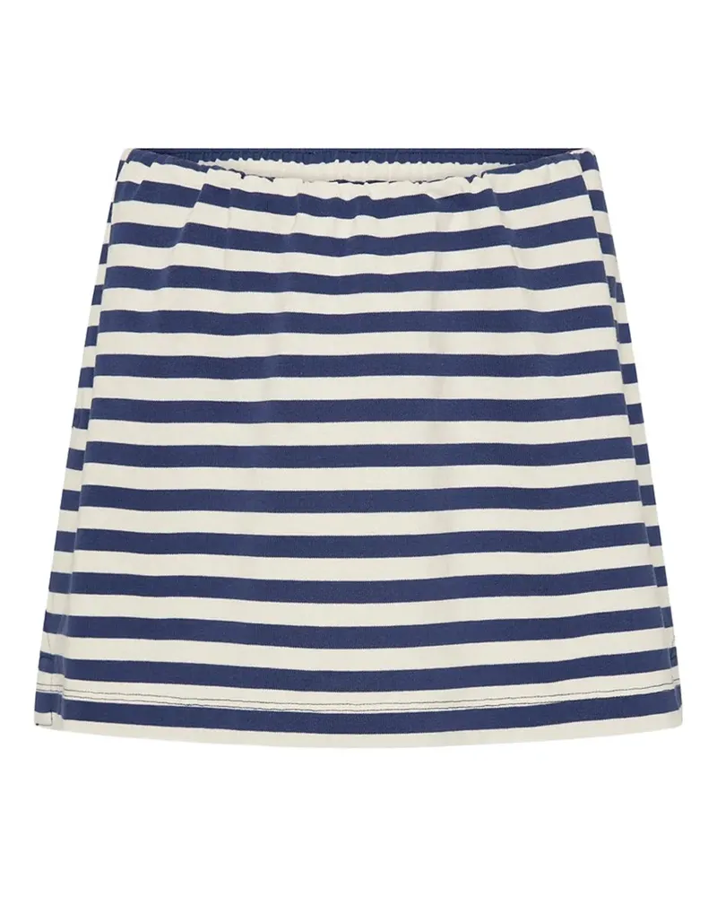 Posse Gestreifter Haisley Minirock - Blau Blau