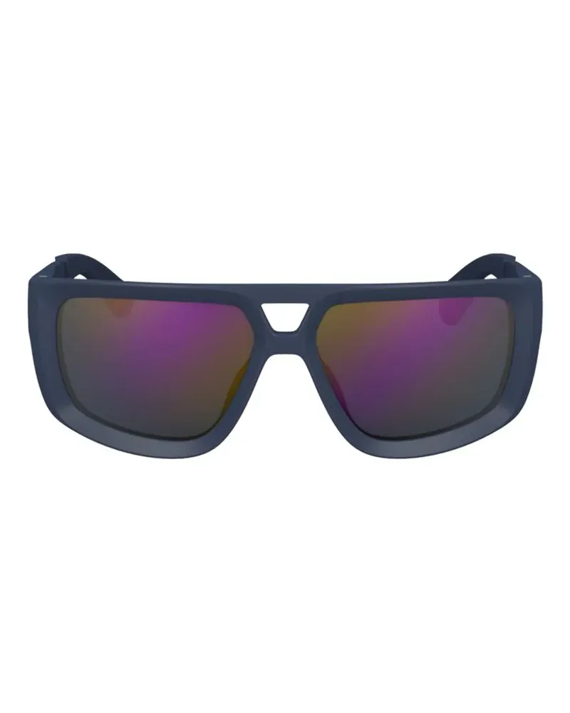 Calvin Klein rectangle-frame gradient sunglasses - Blau Blau