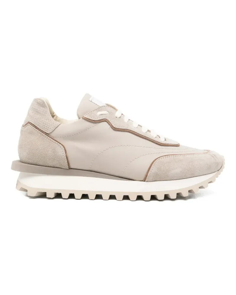 Eleventy Sneakers mit Mesh-Einsätzen - Nude Nude