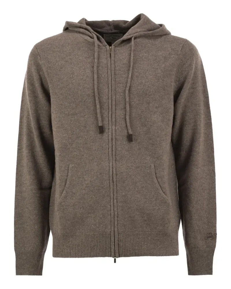 MC2 Saint Barth Notting Kapuzenpullover aus Lammwolle mit Reißverschluss - Nude Nude