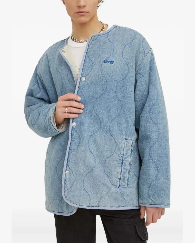 Levi's Gesteppte Abbots Jacke - Blau Blau