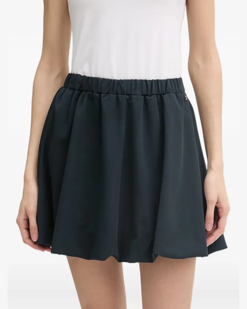 Gaudi bubble-hem elasticated-waist mini skirt - Blau Blau