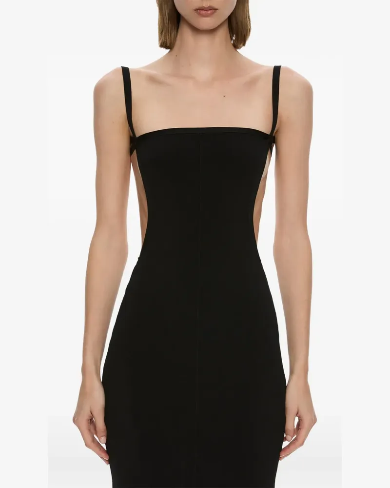 Christopher Esber Mara Contour Midikleid - Schwarz Schwarz