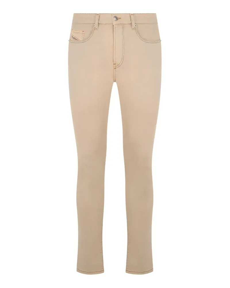 Diesel skinny-fit zip-detail jeans - Nude Nude