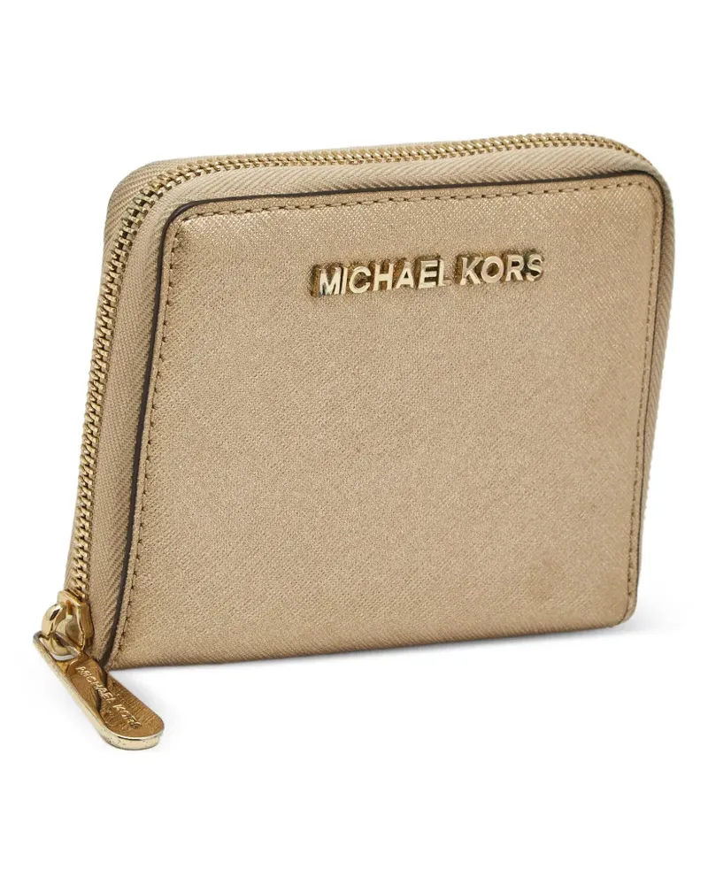 Michael Kors Jet Set Portemonnaie - Gold Gold