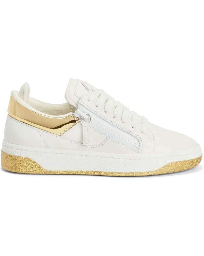 Giuseppe Zanotti Sneakers mit Kontrastdetails Weiß