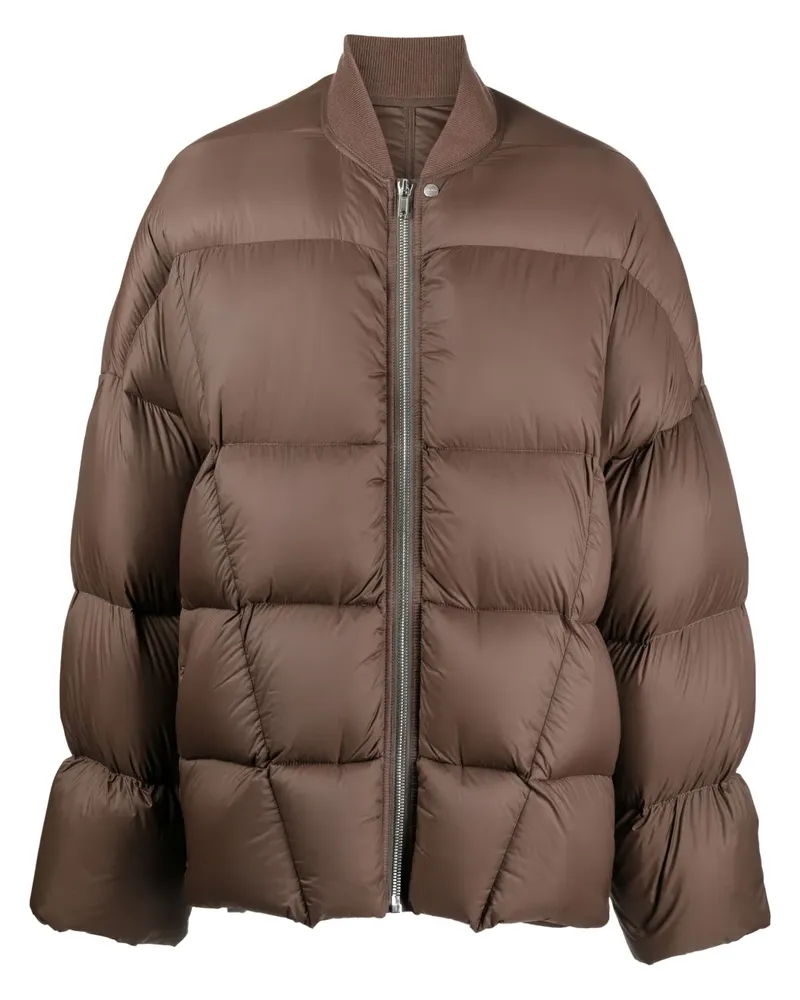 Rick Owens Gefütterte Flight Jacke - Braun Braun