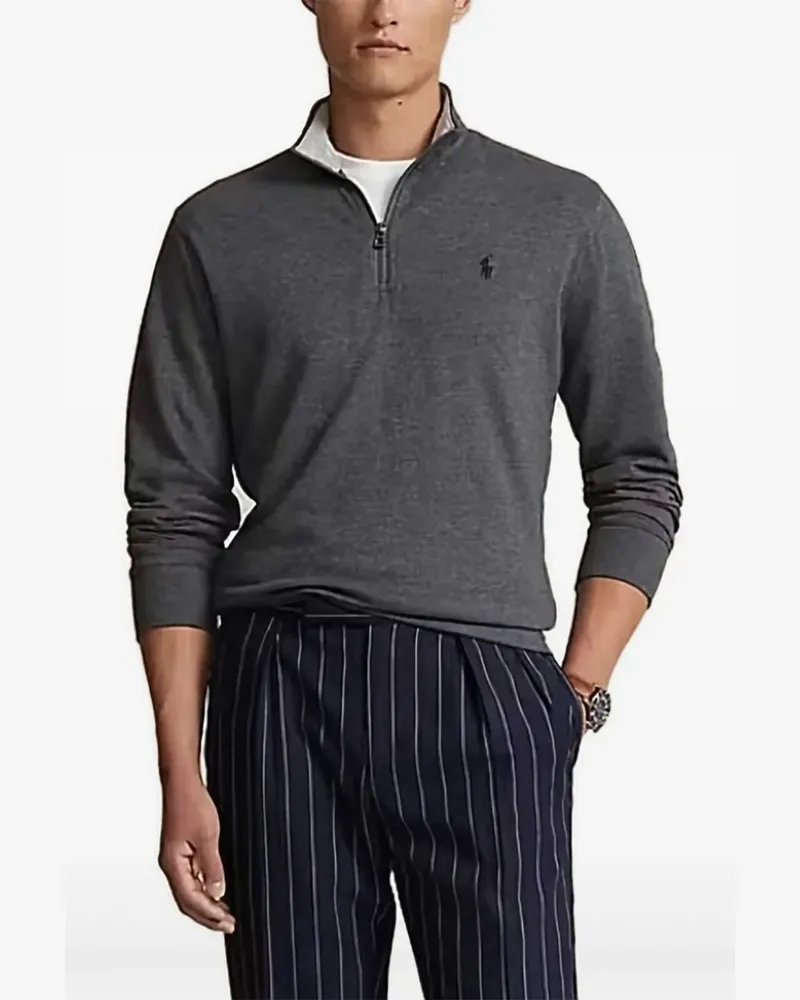 Ralph Lauren Pullover mit Reißverschluss - Grau Grau