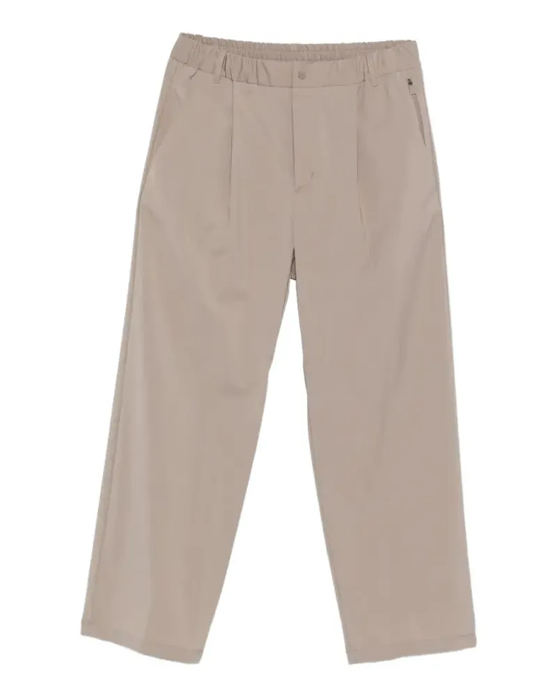 Herno pleated elasticated-waist trousers - Nude Nude