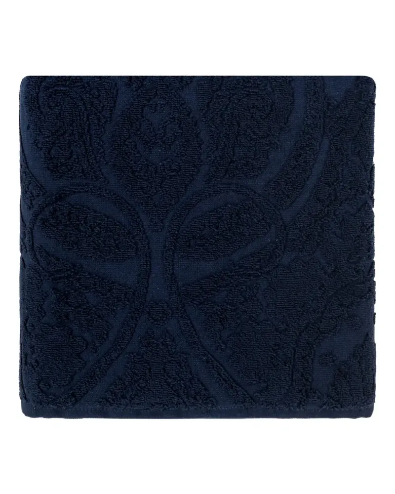 Etro Handtuch mit Paisleymuster - Blau Blau