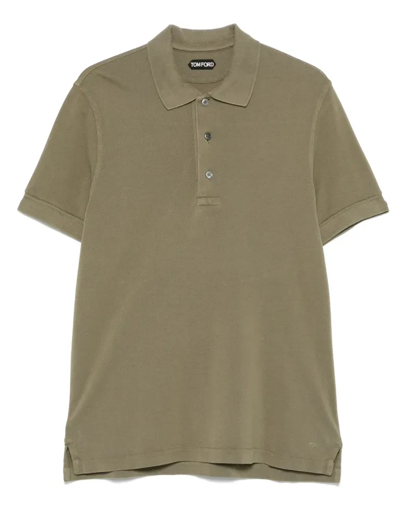 Tom Ford Kurzärmeliges Poloshirt - Grün Grün
