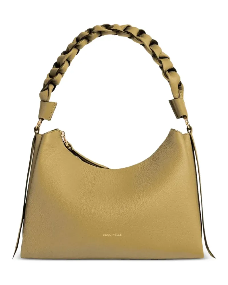 Coccinelle small Boheme braided-handle shoulder bag - Grün Grün