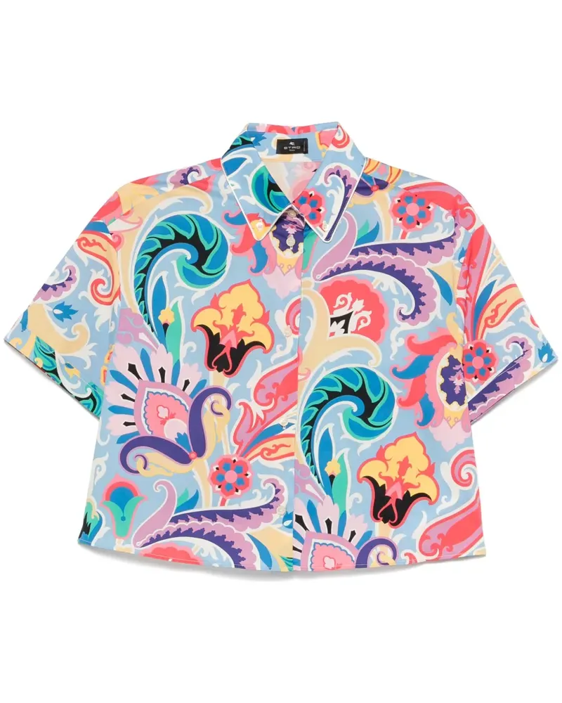 Etro Hemd mit Paisley-Print - Rosa Rosa