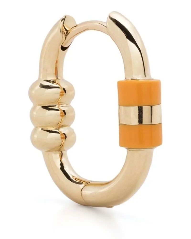 Maria Black Ovale Vertigo Goldcreole Gold