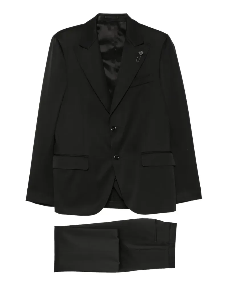 LARDINI Dreiteiliger Anzug - Schwarz Schwarz