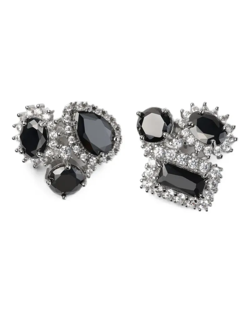 Maison Margiela Cluster Ohrstecker - Silber Silber