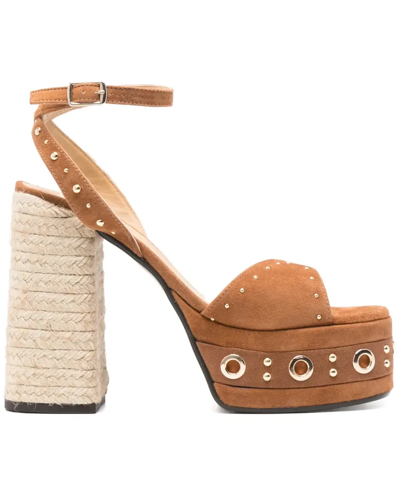 Castañer Fruamba Sandalen 130mm - Braun Braun