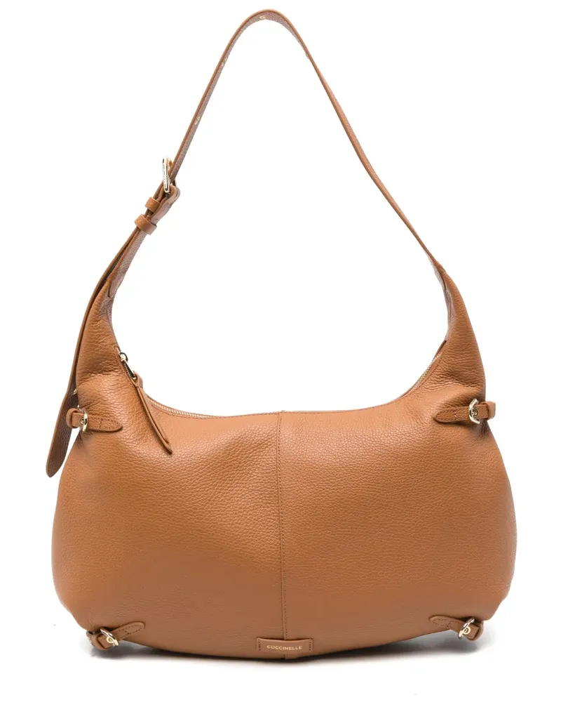 Coccinelle Große Abigail Schultertasche - Braun Braun