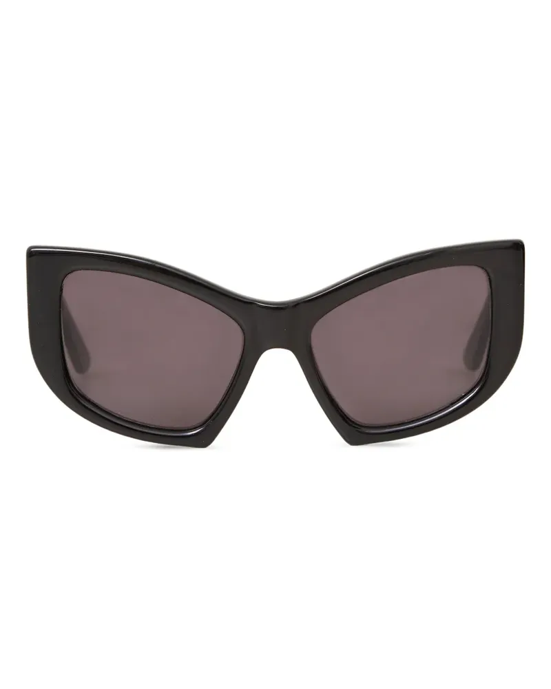 Gloria Coelho Sonnenbrille mit Cat-Eye-Gestell - Schwarz Schwarz