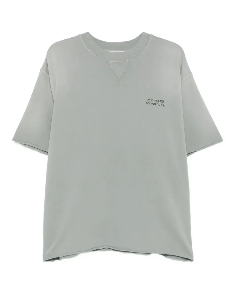 Golden Goose Robert Over T-Shirt mit Logo-Print - Grün Grün