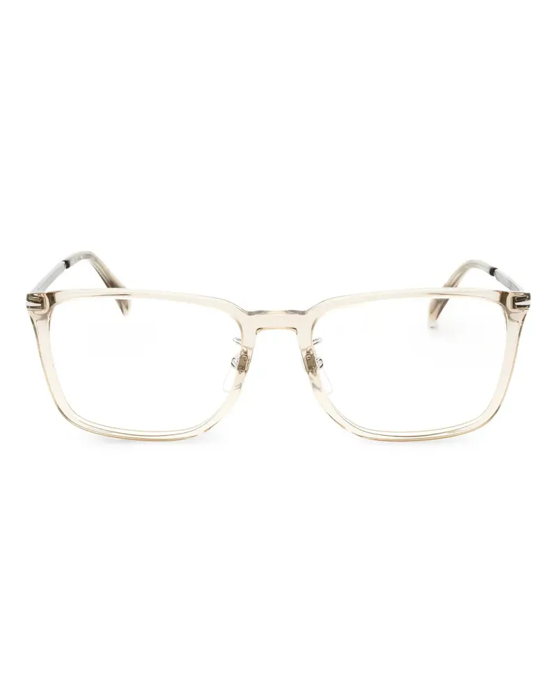 EYEWEAR by DAVID BECKHAM Brille mit eckigem Gestell - Nude Nude
