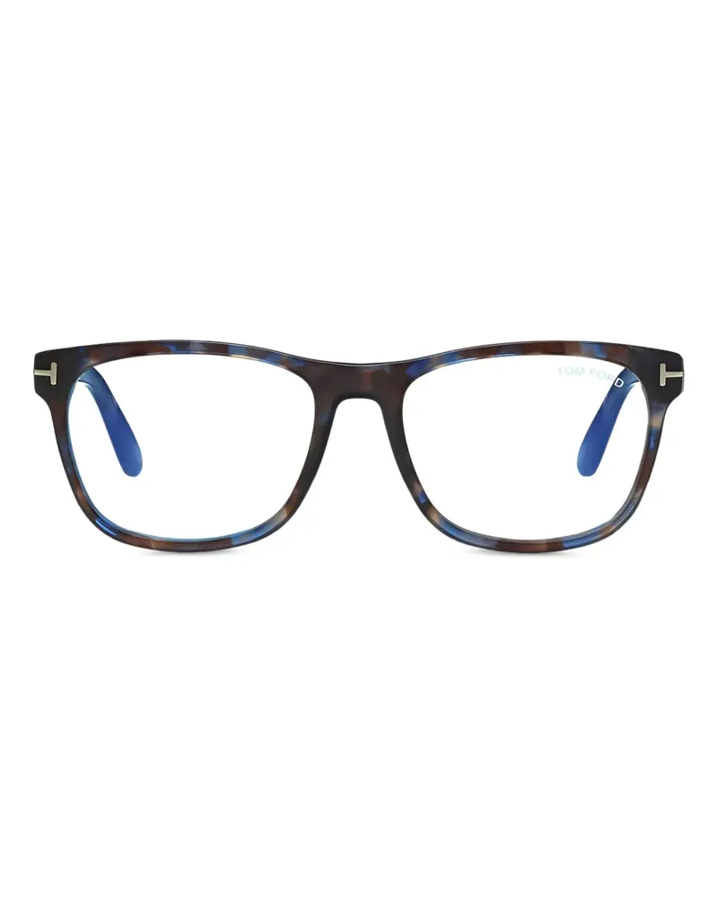 Tom Ford Brille mit eckigem Gestell - Blau Blau