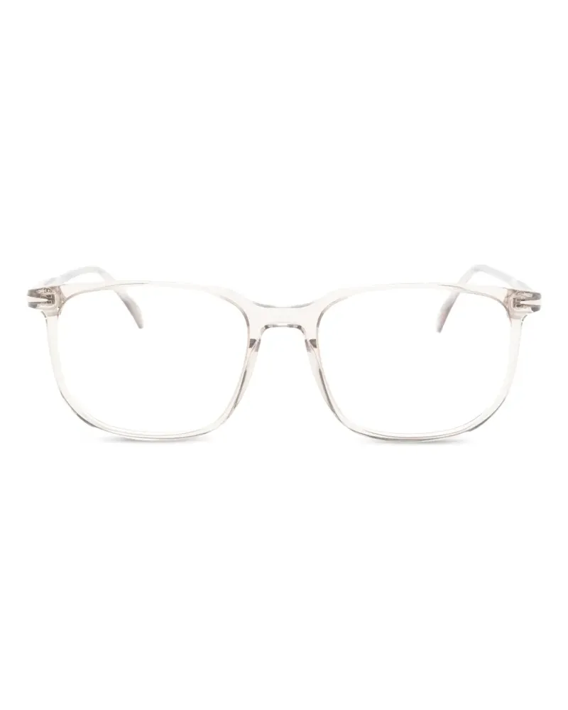 EYEWEAR by DAVID BECKHAM Brille mit eckigem Gestell - Nude Nude