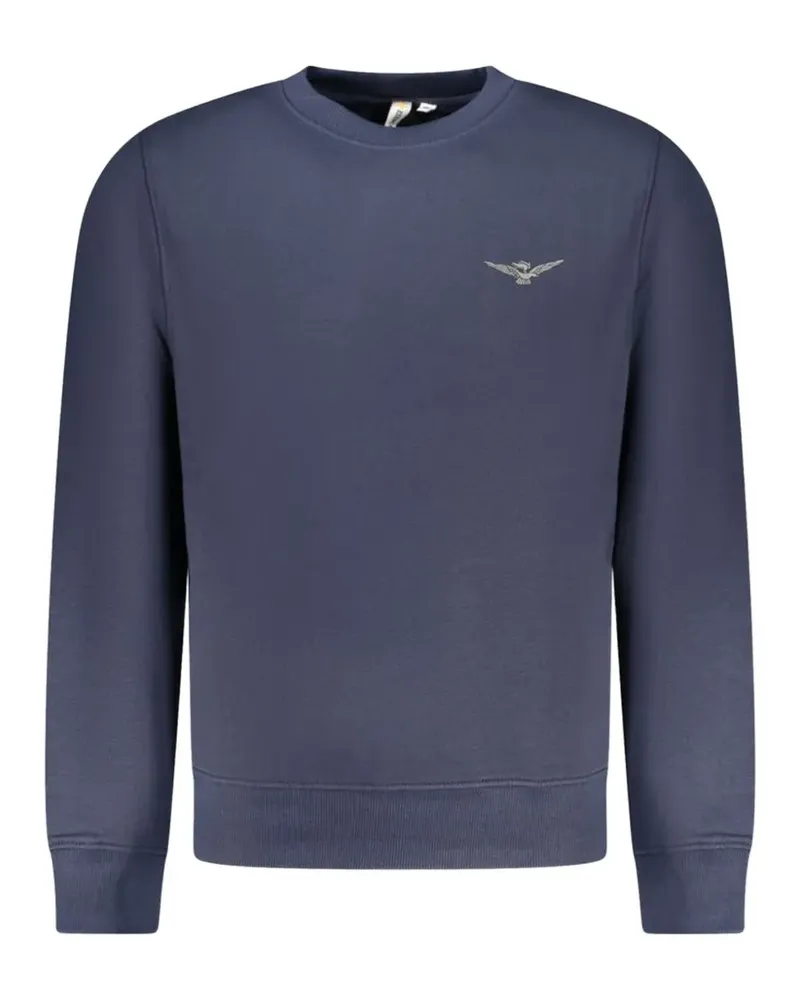 Aeronautica Militare logo-embroidered sweater - Blau Blau