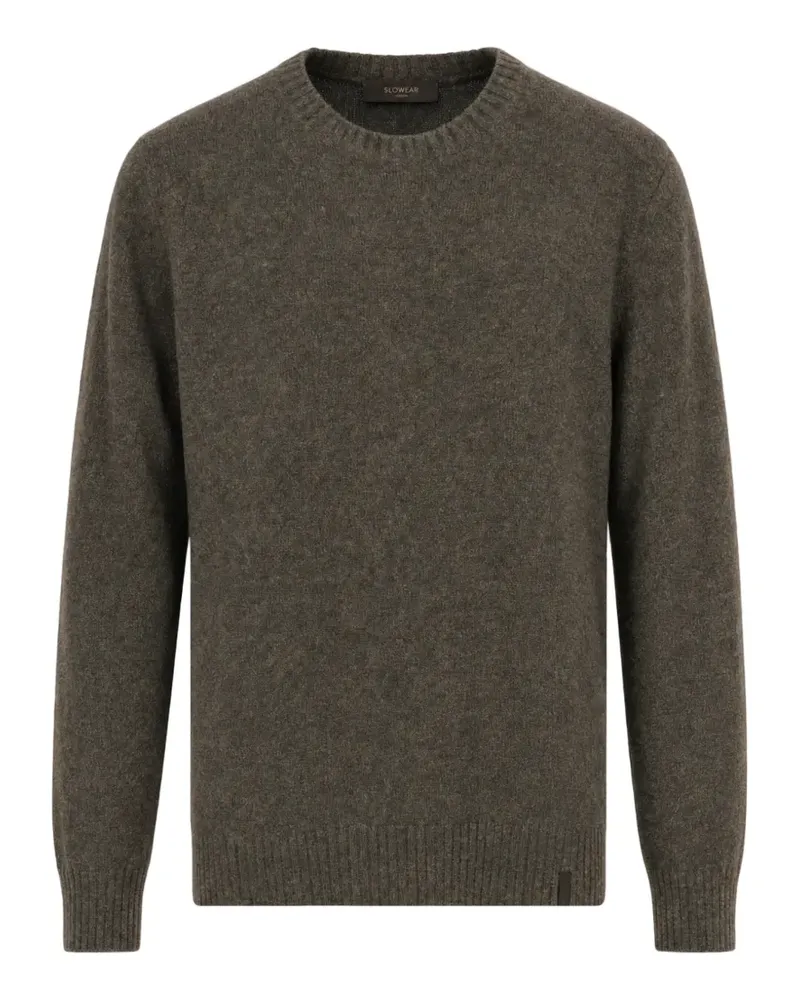 Slowear Pullover mit rundem Ausschnitt - Braun Braun