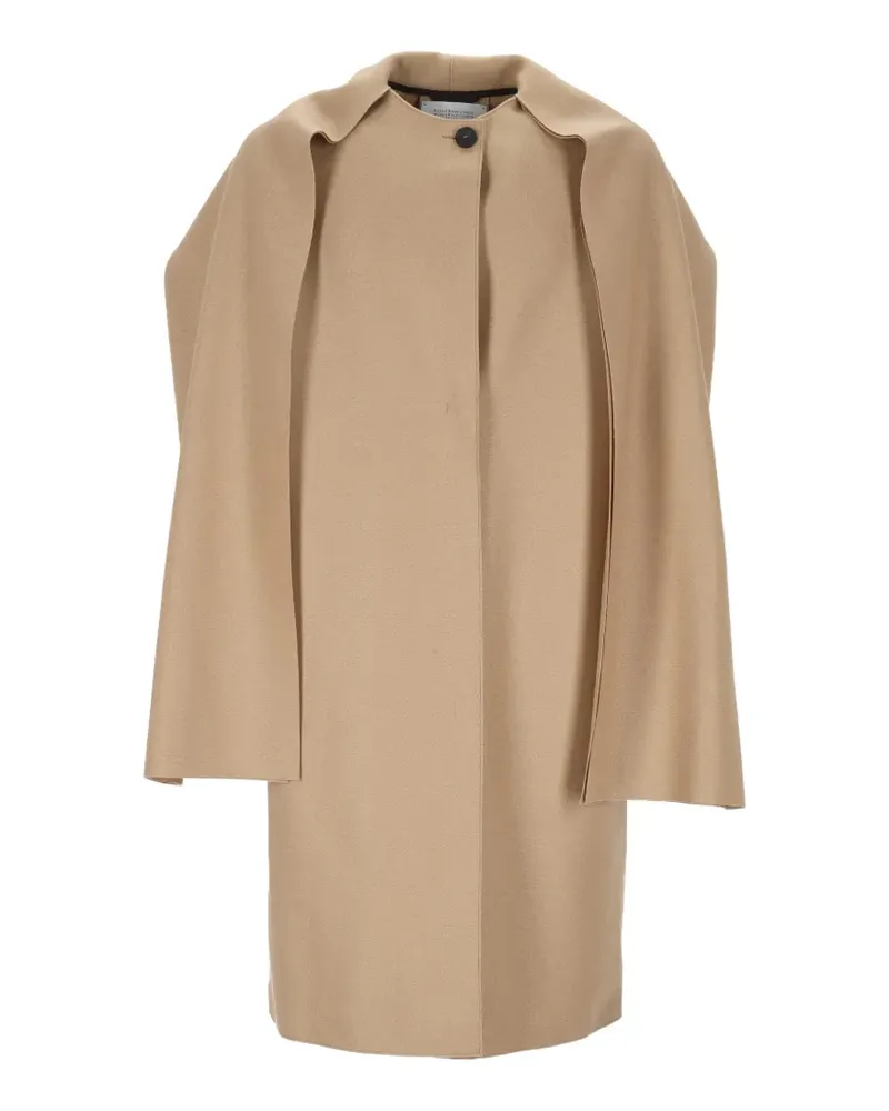 Harris Wharf London Mantel im Cape-Stil - Nude Nude
