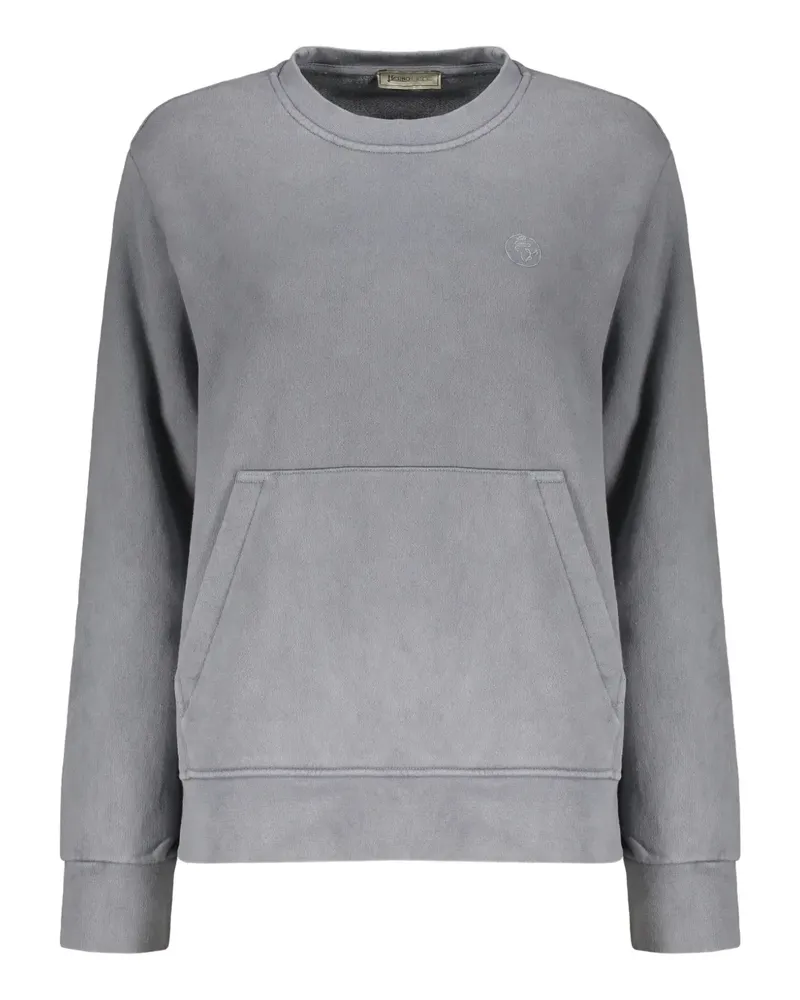 Herno Sweatshirt mit Logo-Stickerei - Grau Grau