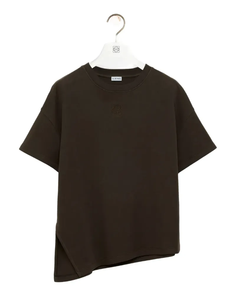 Loewe Asymmetrisches T-Shirt - Braun Braun