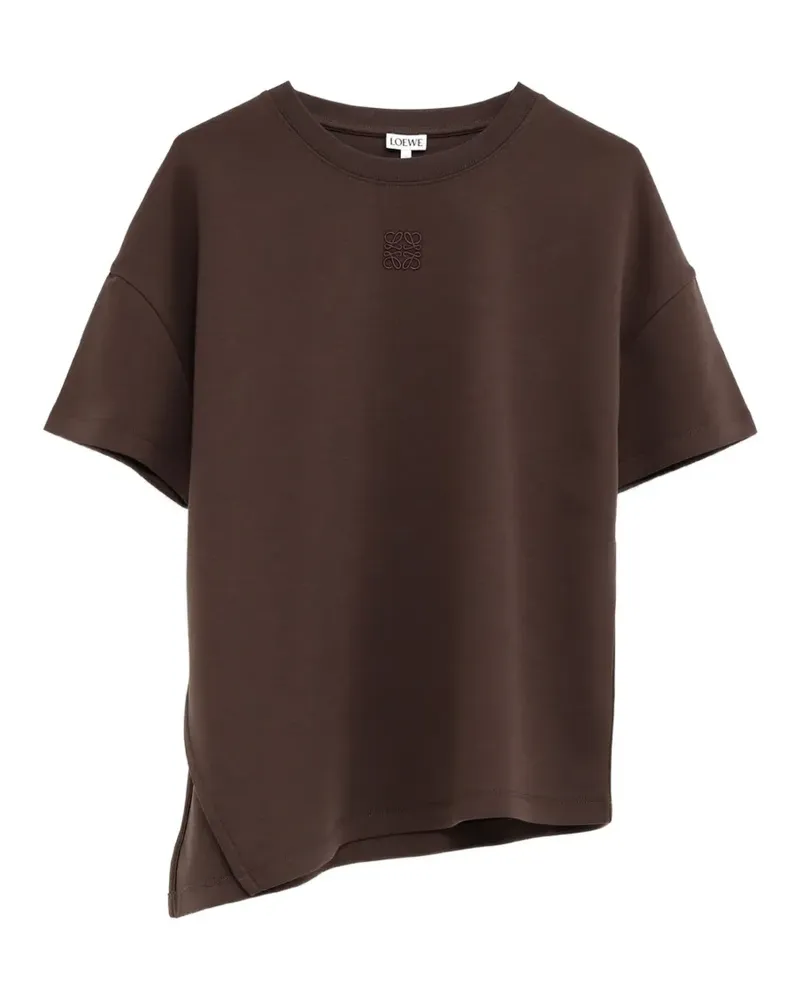 Loewe Asymmetrisches T-Shirt - Braun Braun