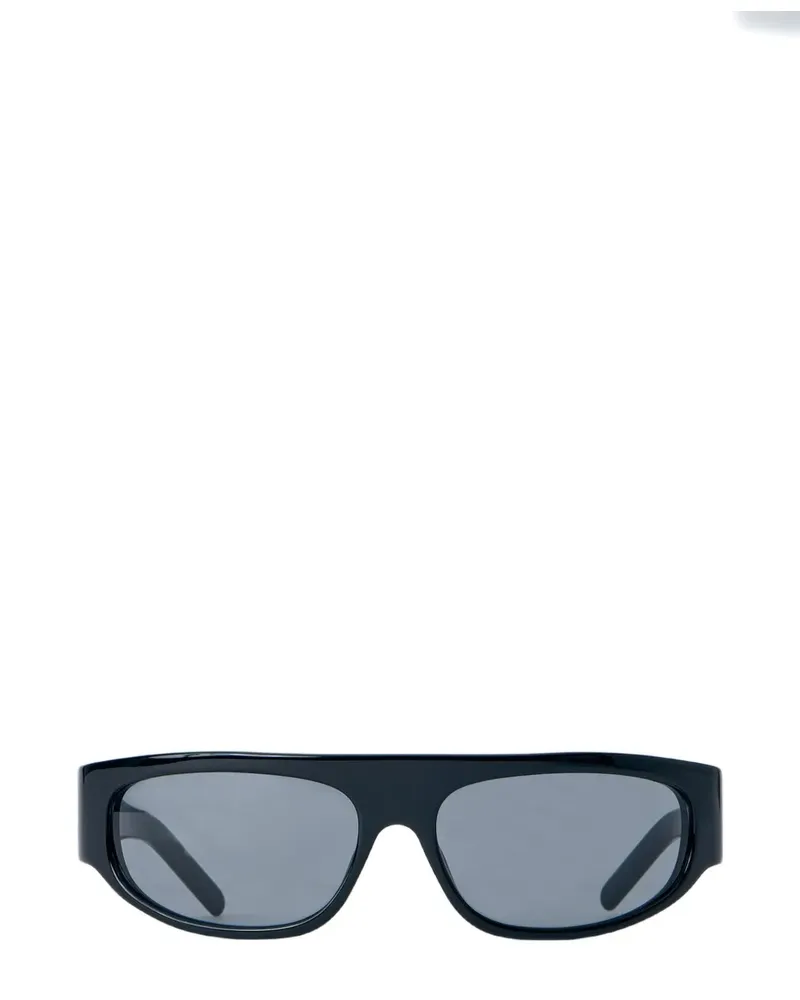 RETROSUPERFUTURE logo-hinge rectangle-frame sunglasses - Schwarz Schwarz