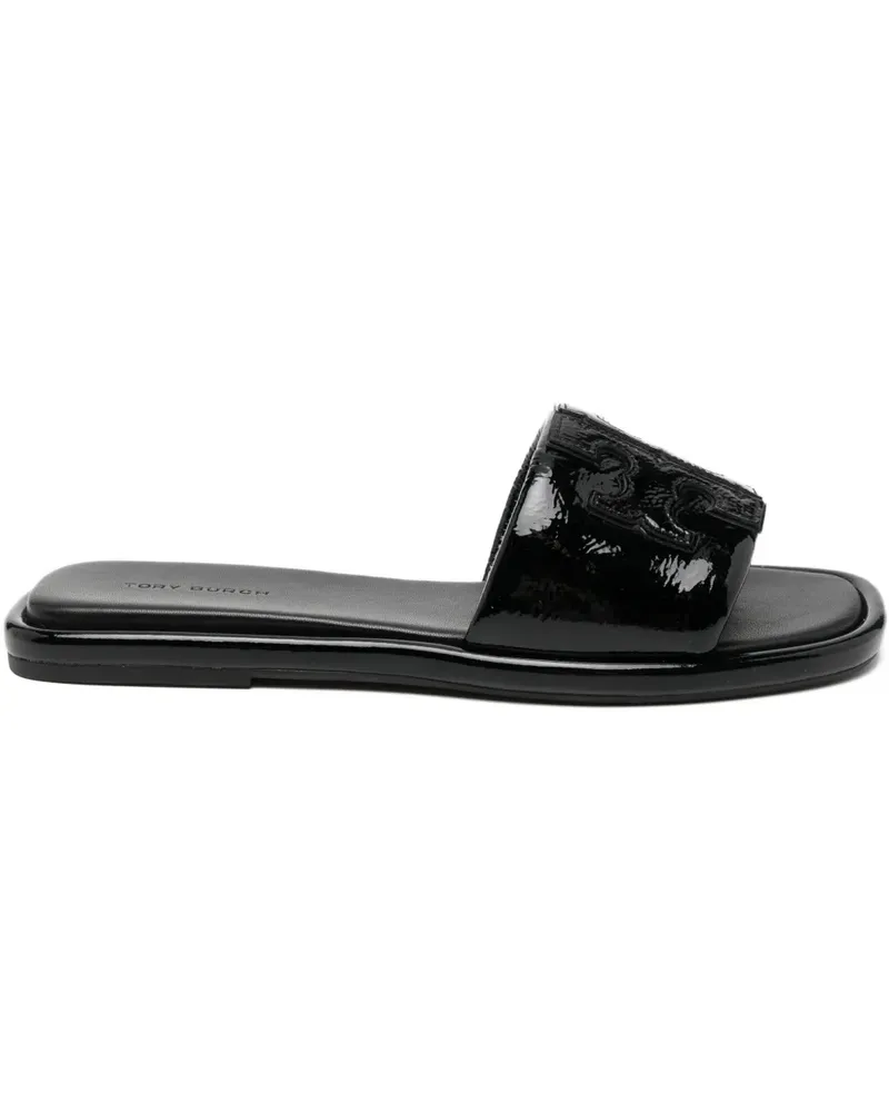 Tory Burch Sandalen mit eckiger Spitze - Schwarz Schwarz