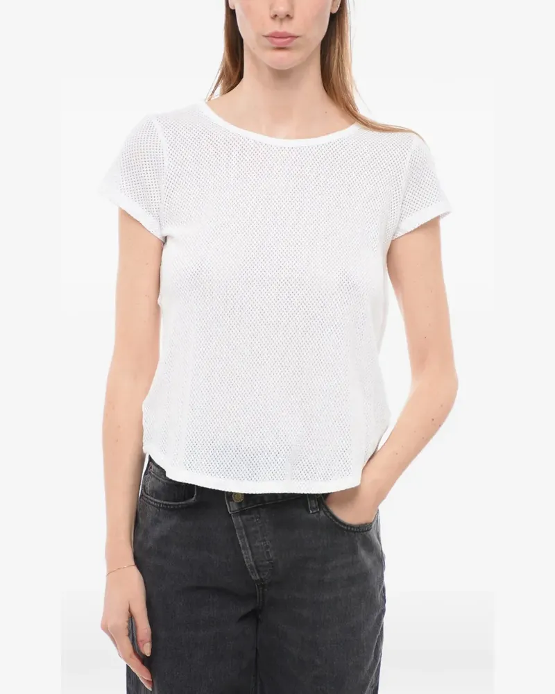 Woolrich T-Shirt mit rundem Ausschnitt - Weiß Weiß