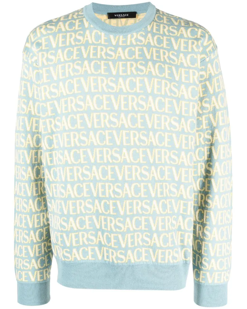 Versace Allover jumper - Blau Blau