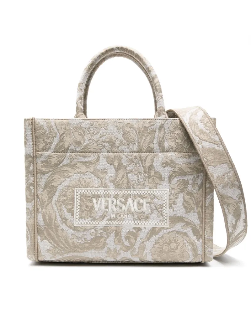Versace Kleine Barocco Athena Handtasche - Nude Nude