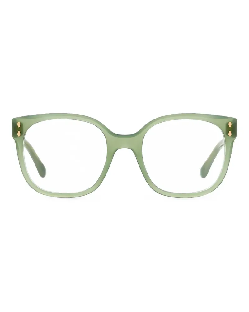 Isabel Marant Brille mit eckigem Gestell - Grün Grün