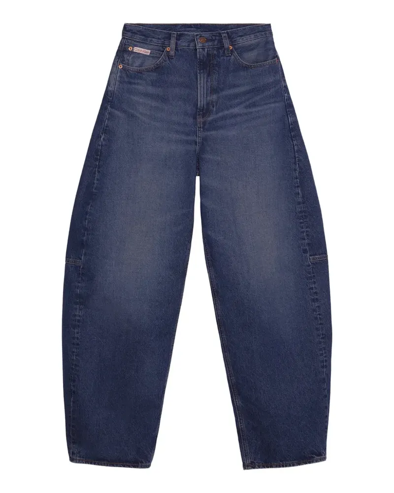 Calvin Klein Jeans mit Logo-Schild - Blau Blau