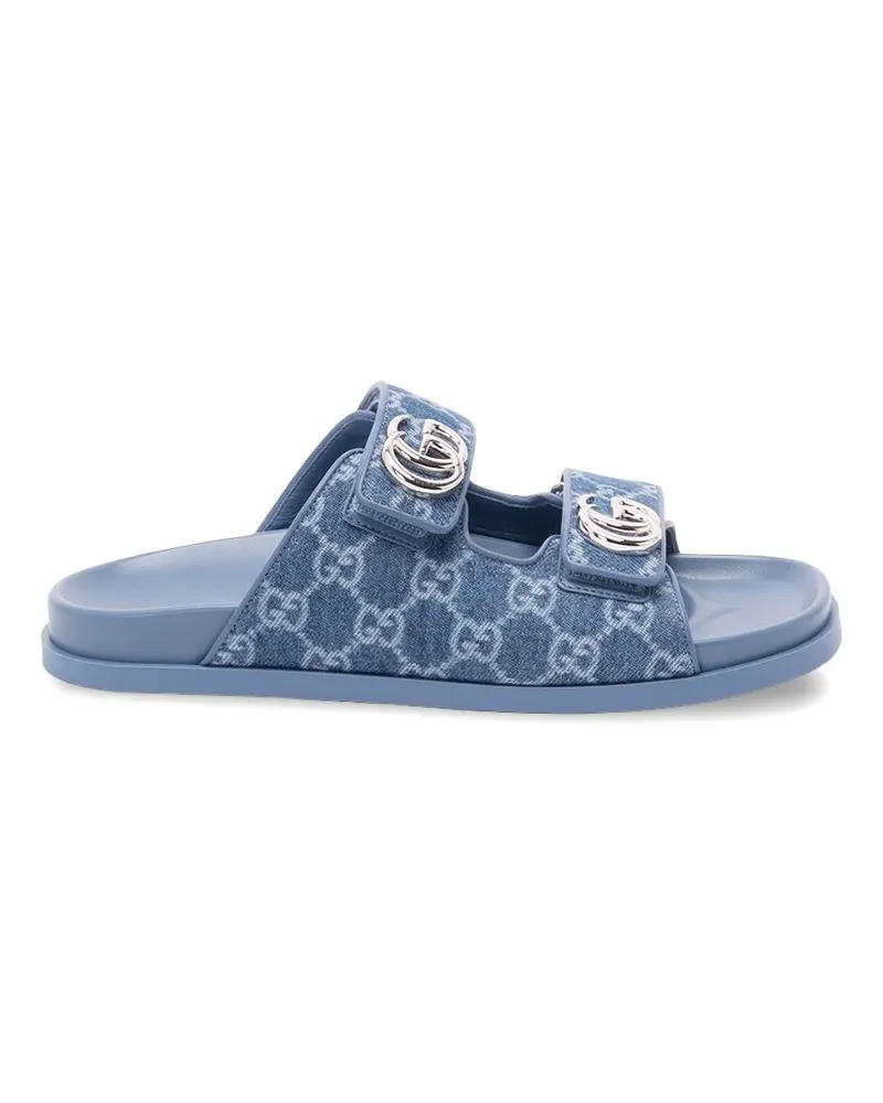 Gucci GG Marmont logo sandals - Blau Blau