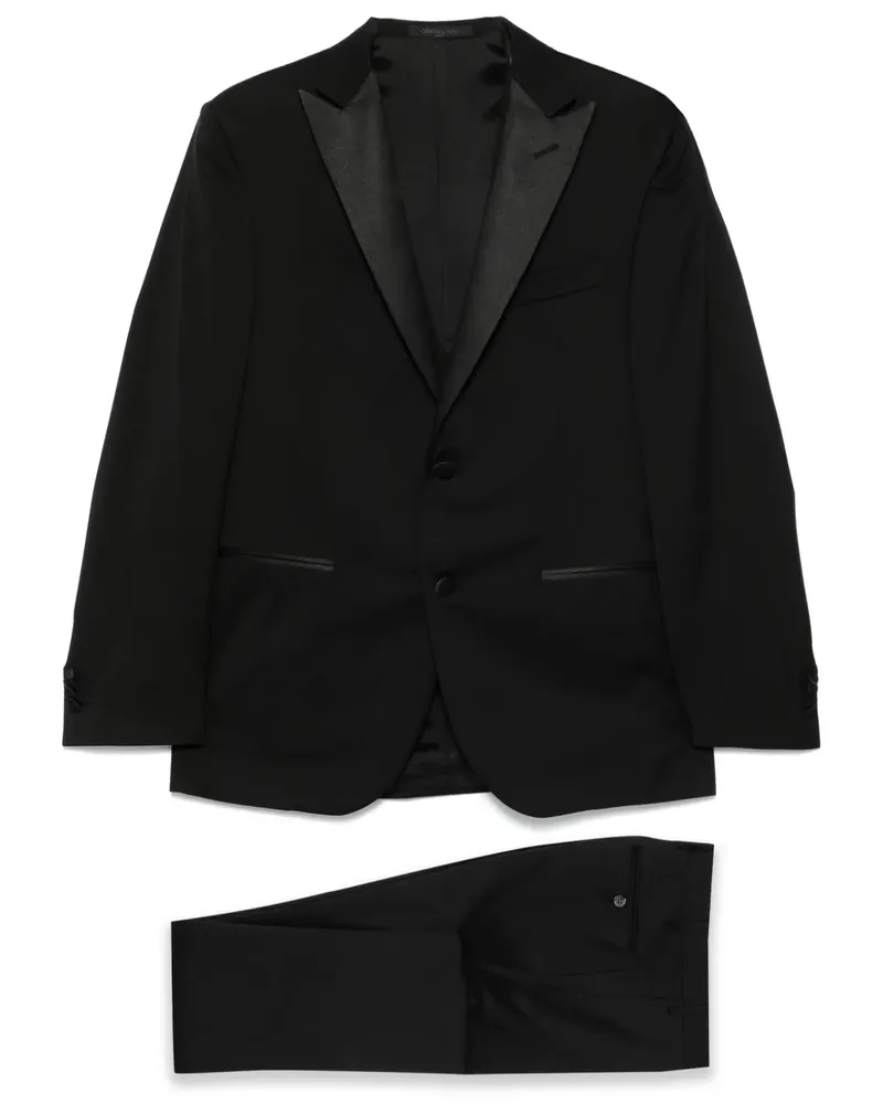 Corneliani Einreihiger Smoking - Schwarz Schwarz