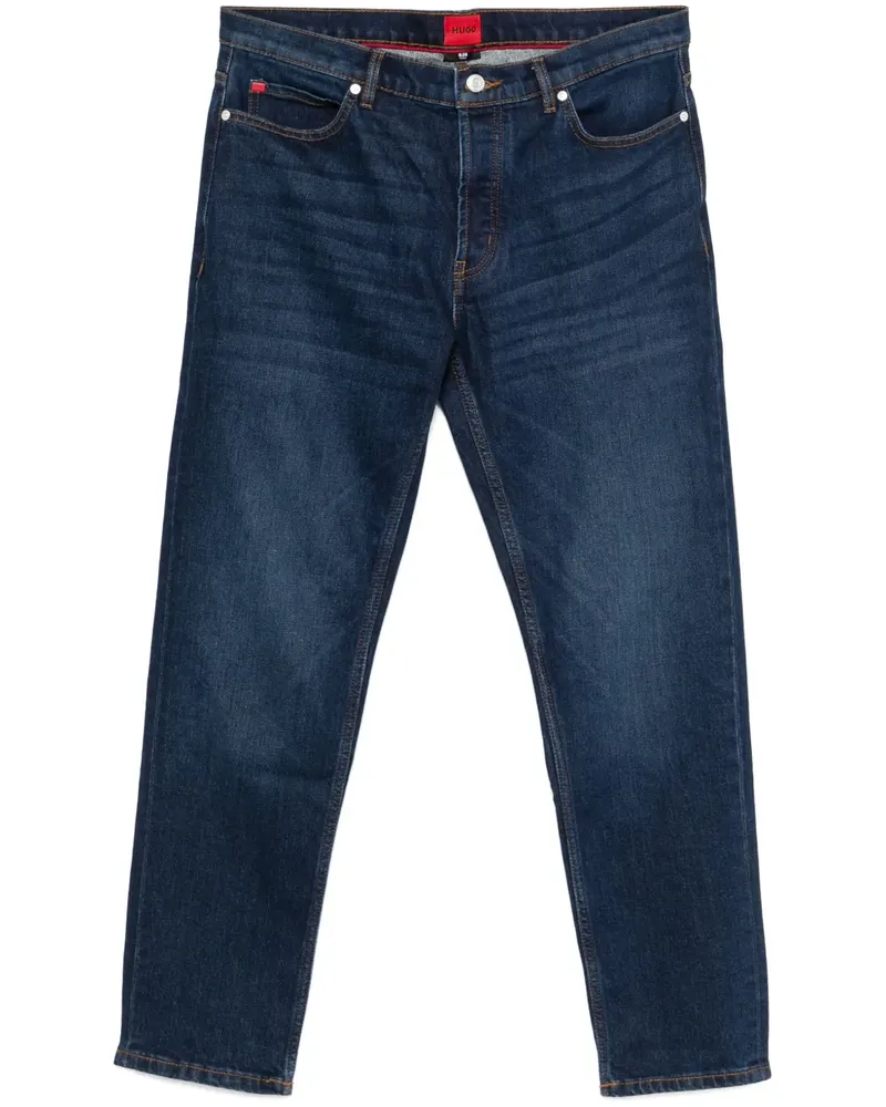 HUGO BOSS Klassische Tapered-Jeans - Blau Blau