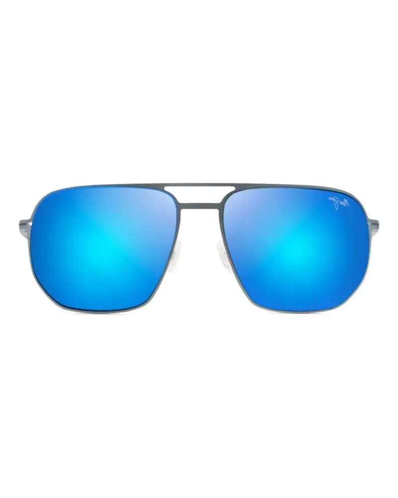 Maui Jim Shark's Cove Sonnenbrille - Silber Silber