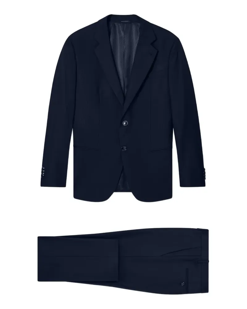 Giorgio Armani single-breasted suit - Blau Blau