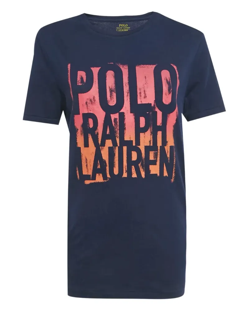 Ralph Lauren logo-print T-shirt - Blau Blau