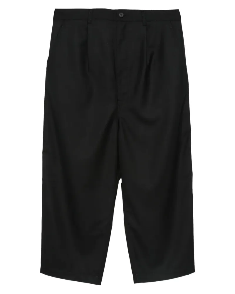 Comme des Garçons Plissierte Hose - Schwarz Schwarz